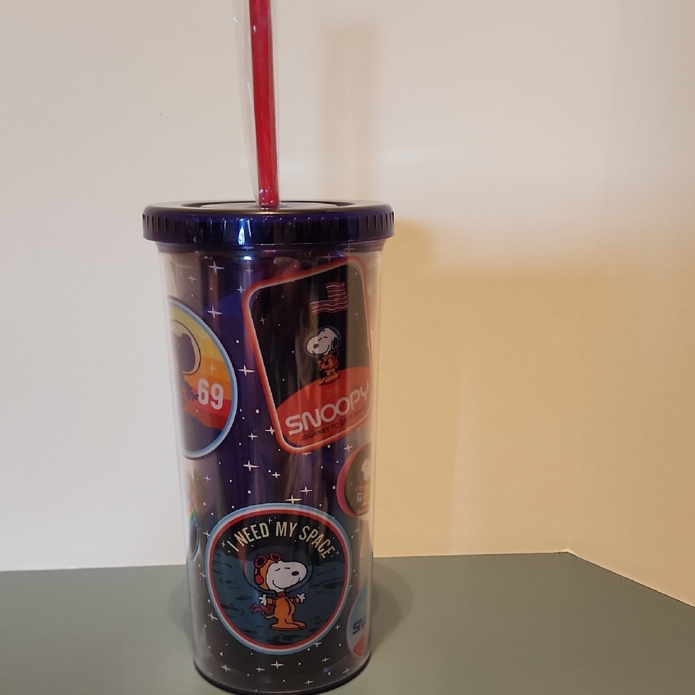 PEANUTS Space Themed 20 oz Travel Tumbler